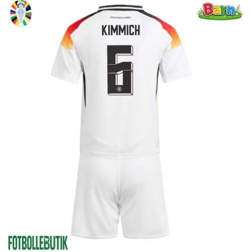 Tyskland Joshua Kimmich #6 Hemmaställ Barn EM 2024 Kortärmad (+ Korta byxor)